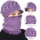 thumbnail image 2 of Worallymy Mujeres Invierno Cálido Gorro Bufanda Tejido Terciopelo A Prueba De Viento Cálido Mantener Chica Gorro Caminar Senderismo Ciclismo Gorro Púrpura claro Worallymy JD735815726, 2 of 7