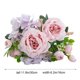 thumbnail image 3 of Plantas Simuladas Flor artificial para decoración de bodas y hogar,centro de mesa floral de mano para pared (rosa,1 pieza) Rkxzt, 3 of 9