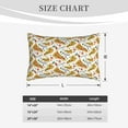 thumbnail image 4 of Daiia Pizza Slices Bedding Waterproof Pillow Protector Zippered Queen – Bed Bug Proof Pillow Encasement-16"x24", 4 of 6