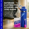 thumbnail image 4 of Propel Electrolyte Enhanced Water Drink Mix Powder Packets, Berry, Zero Calorie & Zero Sugar Hydration with Electrolytes and Vitamins C & E, (10 Packets), 4 of 8
