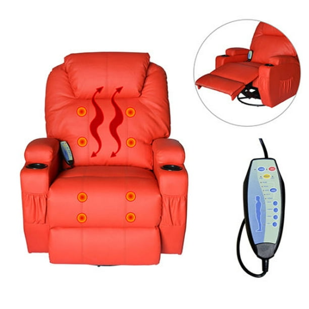 Living Room Massage Chair Red