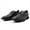 Black, variant on AZoiNM Men's Dress Shoes Slip Resistant Rubber Sole Business Formal Microfiber Leather