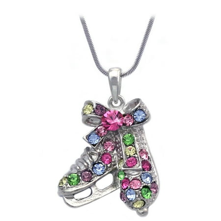 Coco Ice - cocojewelry Ice Figure Skating Shoes Skate Pendant Necklace Jewelry