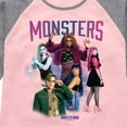 thumbnail image 3 of Monster High - Monster Squad - Toddler & Youth Girls Raglan Graphic T-Shirt, 3 of 5