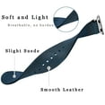 thumbnail image 4 of WFEAGL Genuine Leather Apple Watch Band 38/40/41mm Retro Strap (Blue with Silver), 4 of 8