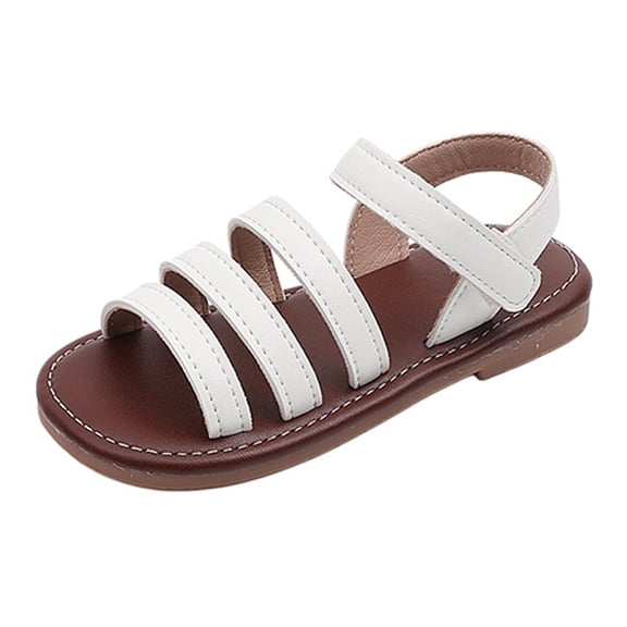 XIYNBAOK Girls Slip on Sandals Baby Sandals 12-18 Months Soft Sole Baby Shoes Size 9 Girls Shoes Toddler Shoes with Lights Black Baby Girl Shoes 4 Toddler 12 Month Shoes Girl Baby 2 High Top