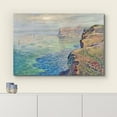 thumbnail image 3 of wall26 Canvas Print Wall Art Cliff at Grainval Near Fecamp Claude Monet Nature Illustrations Fine Art Decorative Landscape Multicolor Wilderness Rustic for Living Room, Bedroom, Office - 16"x24&, 3 of 5