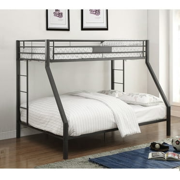 ACME Eclipse Bunk Bed (Twin XL/Futon), Silver Metal - Walmart.com