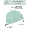 thumbnail image 3 of Honest Baby Clothing Baby Boy or Girl Gender Neutral Organic Cotton Caps, 2-Pack, 3 of 5