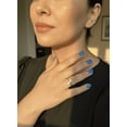 thumbnail image 6 of SilverCloseOut Sterling Silver CZ Leaf Ring, 6 of 9