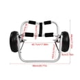 thumbnail image 3 of LAFGUR Chariot de Transport pour Kayak, Chariot à Roues en Alliage d'Aluminium pour Kayak et Canot, Porte-Bateaux, Chariot de Transport, Chariot pour Canot, 3 of 8
