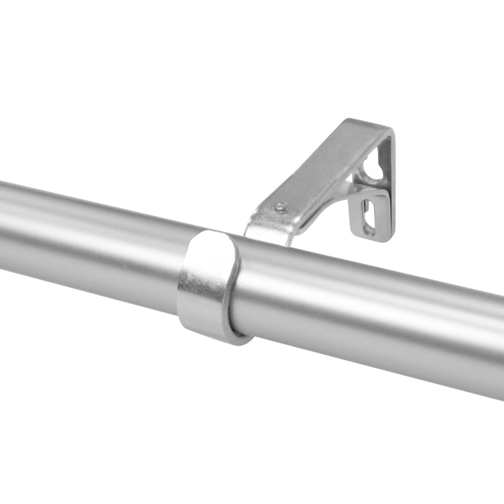 Lumi 1" Drapery Single Curtain Rod Set with End Cap finials