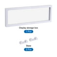 thumbnail image 3 of Uxcell Floating Thin Film Display Box with Base 30cm x 11cm x 2cm White, 3 of 5
