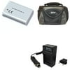 Canon Legria mini X Camcorder Accessory Kit includes: SDC-26 Case, ACD430 Battery, PT90 Charger