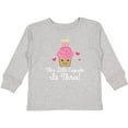 thumbnail image 3 of Inktastic 3rd Birthday Cupcake Girls Cute Girls Long Sleeve Toddler T-Shirt, 3 of 5