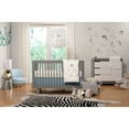 Babyletto Hudson 3in1 Convertible Crib with Toddler Rail, Grey