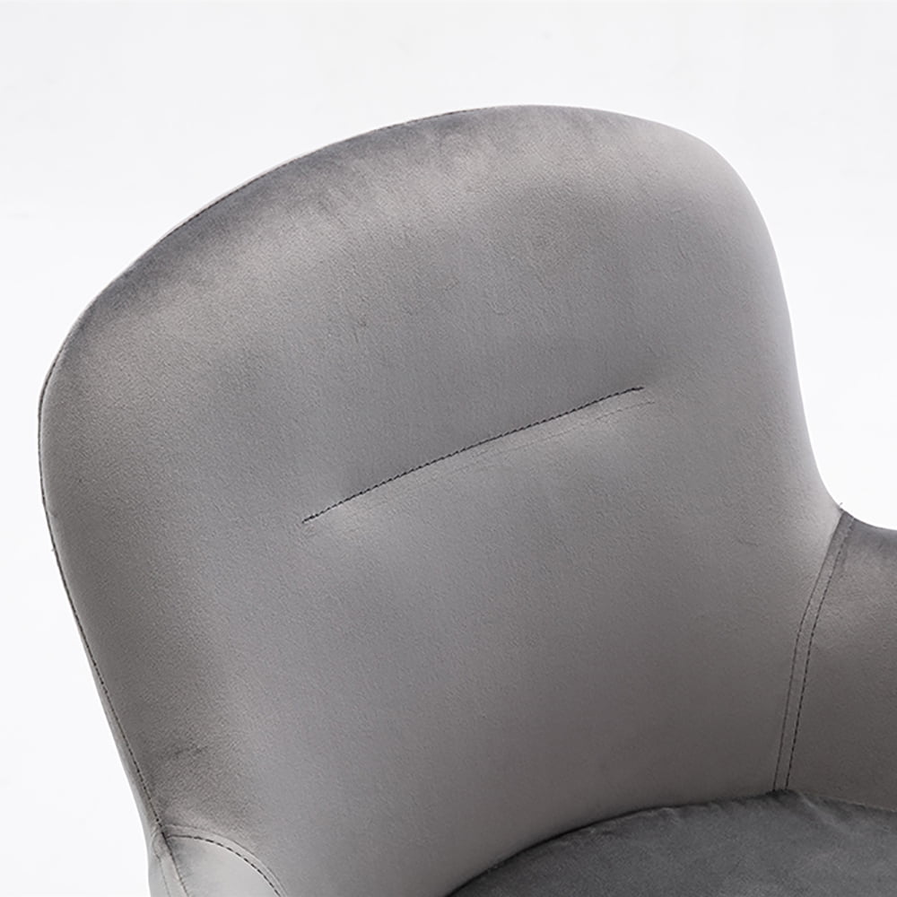 Kepooman Modern Velvet Swivel Accent Chair, Leisure office Chair for Bedroom Living Room, Gray Kepooman Modern Velvet Swivel Accent Chair, Leisure office Chair for Bedroom Living Room, Gray