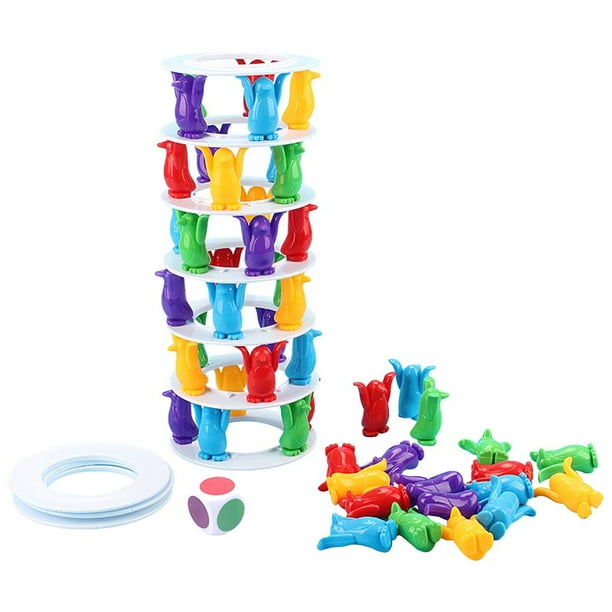 Penguin Balance Toy Challenge Tower Stacked Children Toys Juego De Escritorio Balance Game Toy Set Guardurnaity FN002681-00
