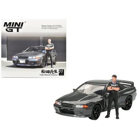 MINI GT 1/64 - NISSAN GT-R (R32) Nismo with Tsugio Matsuda - 1992
