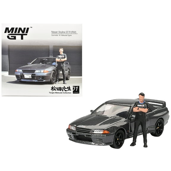 MINI GT 1/64 - NISSAN GT-R (R32) Nismo with Tsugio Matsuda - 1992