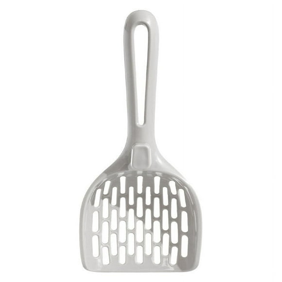 Cat Litter Scoop Litter Scoop with Wide Slats for Cats Litter for Pellets Plastic Litter Scoop Designed for Easy Sifting (Grey One Size)