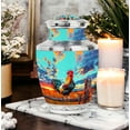 thumbnail image 5 of Rooster Urn - Adult Urns for Human Ashes - Urn for Human Ashes Adult Female & Male - Funeral Urn for Human Ashes - Urn Keepsakes for Ashes - Miniature urns for Human Ashes (Size - 10inch), 5 of 5