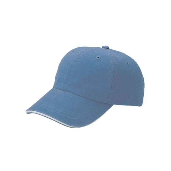 LOW PROFILE(UNS)BRUSHED CANVAS CAP - Blue/White
