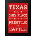 thumbnail image 2 of SD Graphics Studio 11x14 Black Modern Framed Museum Art Print Titled - Rustle Some Cattle, 2 of 5