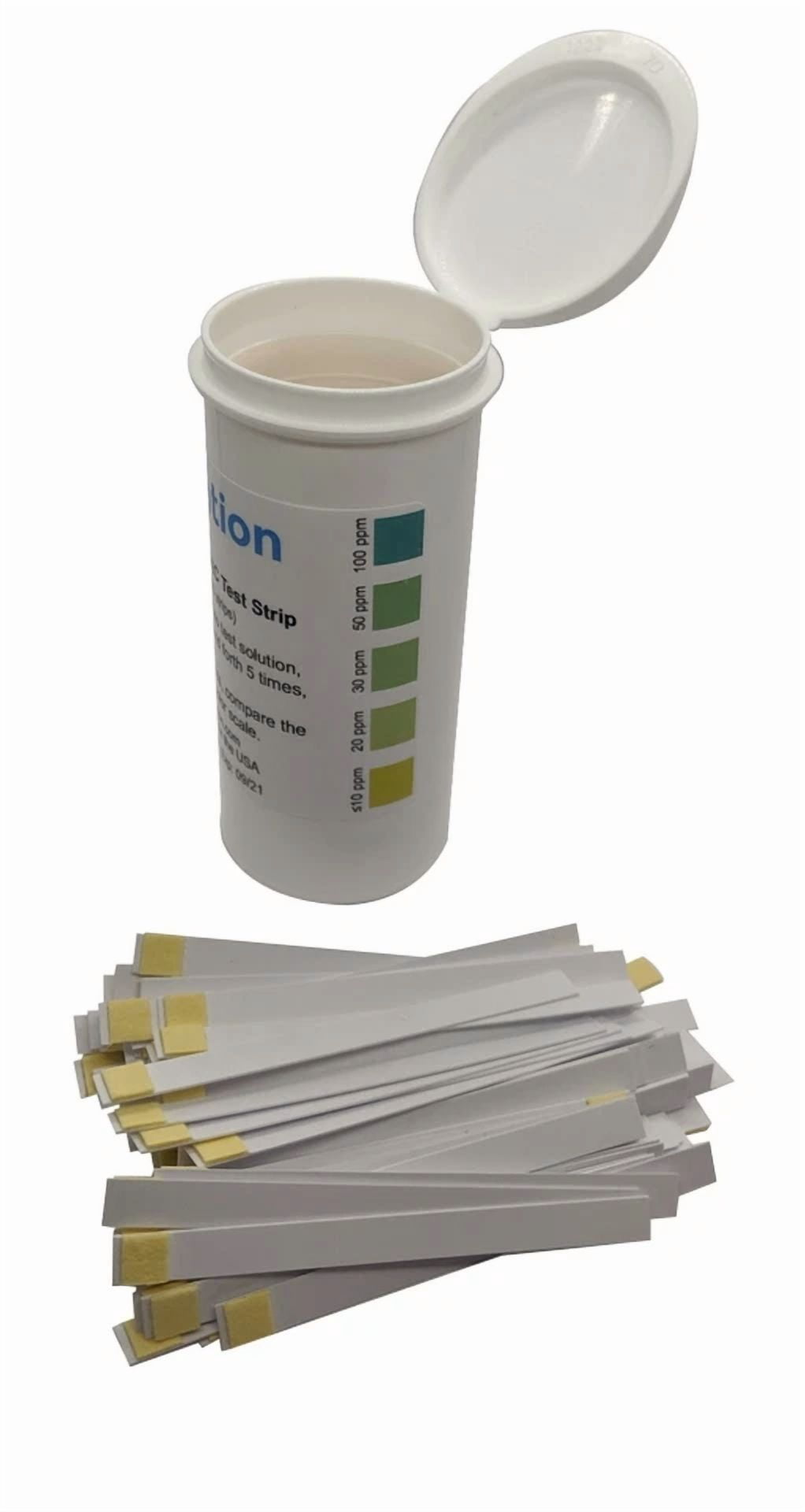 CRESTIN- Low Level Residual Quaternary Ammonium (Qac, Multi Quat) Test Strips, 0-100 Ppm