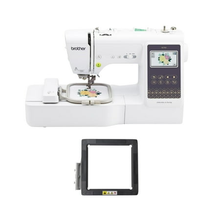 Brother SE700 Elite Computerized LCD Touchscreen Sewing and Embroidery Machine Bundle with Magnetic Hoop (2 Items)