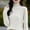 White, variant on Juslio Women Sweaters Pullovers Turtlenecks Solid High Neck Knit Fashion Beige
