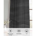 thumbnail image 6 of Ombre Waves Sheer Curtains 45 Inch Length 2 Panels Set for Living Room/Bedroom, Abstract Art Gradient Black Modern Kitchen Curtains Grommet Semi-Sheer Curtains Drapes Window Treatments 42"x45"x2, 6 of 7