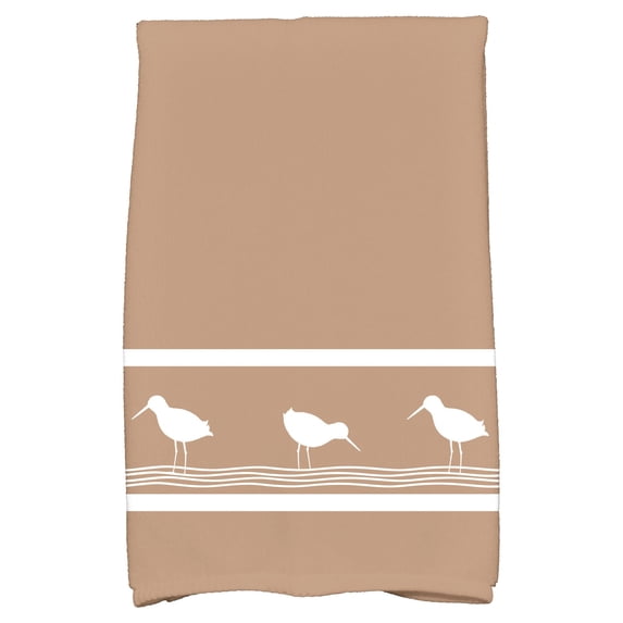 Simply Daisy 18" x 30" Birdwalk Animal Print Hand Towel
