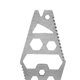 thumbnail image 2 of Advancent Llave de cadena multifuncional para exteriores de acero inoxidable, destornillador hexagonal, cortador de sierra, regla, Kits de desorden para acampar, 2 of 6