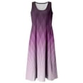 thumbnail image 5 of Sngxgn Women Long Tank Tops Ankle Length Maxi Dress Bodycon Sleeveless Racerback(Purple,L), 5 of 6