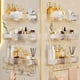thumbnail image 5 of Estantería de baño sin taladro mejorada: Versátil,Ajustable y Fácil de Limpiar Con gancho, 5 of 11