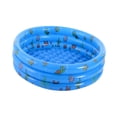 thumbnail image 4 of Bañera redonda, piscina inflable para niños, anillos de piscina para niños, flotadores de piscina para pesca al aire libre, playa, patio de verano, Azul, 4 of 8