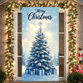 thumbnail image 3 of Snowy Design Christmas Tree Festive Banner Holiday Decoration New Year Ornament Gift Boxes for Family Gathering Seasonal Celebration Home Decor, 3 of 3