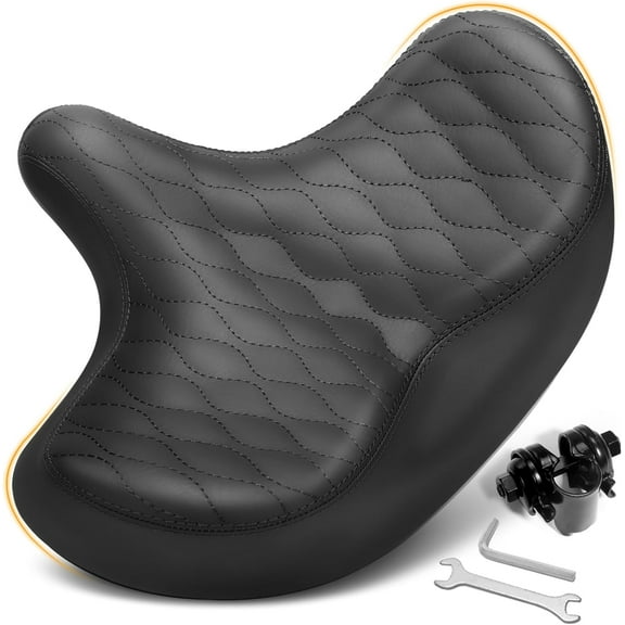 Wide Bicycle Seats for Comfort Men & Women, Oversized & Extra Soft Padded Bike Seat Cushion, Comfortable Large Bike Saddle for Ebike, Mountain Bike, Beach Cruiser, Stationary Exercise Bike