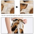 thumbnail image 3 of Print Stylish Chiffon Beach Skirt with Polyester Straps for Women - for the Beach, 3 of 6