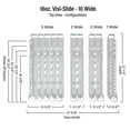 thumbnail image 5 of Display Technologies Visi-Slide Plastic 12-16 oz High Ring Gravity Feed Beverage Dispenser, 6 Pack, 5 of 9