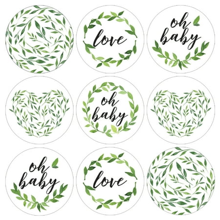 Greenery Baby Shower Stickers 198 Count Garden Baby Shower Favor Greenery Baby Shower Stickers 198 Count Garden Baby Shower Favor