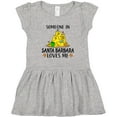 thumbnail image 3 of Inktastic Someone in Santa Barbara Loves Me Girls Toddler Dress, 3 of 5