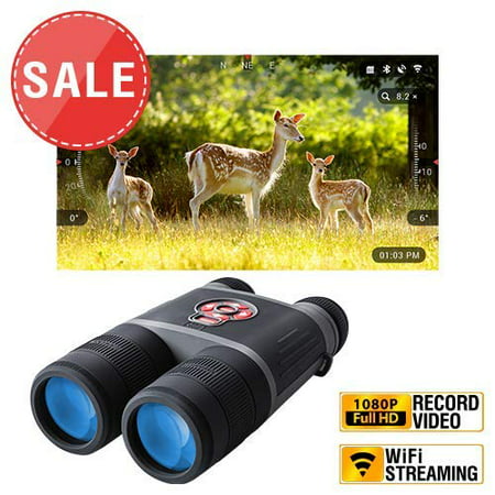 ATN BinoX-HD 4-16x/65mm Smart Day & Night Smart HD Binocular w/1080p Video, Geotagging Rangefinder, WiFi, E-Compass, E-Zoom, 3D Gyroscope, IOS & Android (Best Running App Killer For Android)