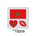 thumbnail image 1 of Yhmxh Tatuajes temporales con la bandera de los países del Mundial, tatuajes faciales internacionales con la bandera nacional, pegatinas impermeables, tatuajes falsos con la bandera del mundo para, 1 of 5