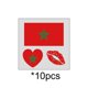 thumbnail image 2 of Uuiauoio 10 pcs Temporary Football Tattoo Stickers Set of 10 for Match Party Fan Celebration Face Body Art Decoration Sport Themed Supplies, 2 of 6