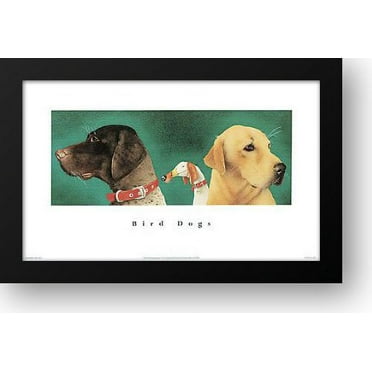 FrameToWall - Bird Dogs 22x15 Framed Art Print by Bullas, Will