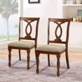 thumbnail image 3 of William'S Home Furnishing Dark Oak Saybrook Side Chair, 3 of 3