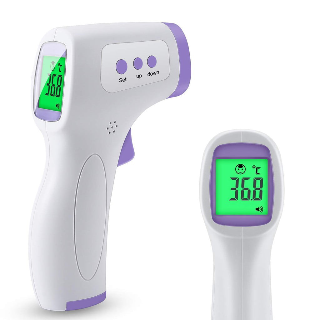 LCD Digital Non-contact IR Infrared Thermometer Forehead Body Temperature 