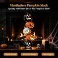 thumbnail image 7 of Halloween Stacked Light Up Pumpkin Lantern Statue, Multi-Color LED Pumpkin Tower Figurine, Halloween Glowing Pumpkin Stack Decor, for Front Yard, Porch, Lawn, Party, 7 of 7